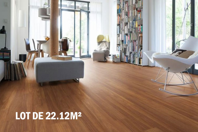 Parquet flottant exotique verni Iroko - Iroko contrecolle verni lisse brillant monolame go-4 145x14.2x1820mm