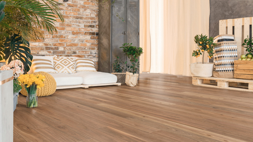 Lots Fin De Série Parquet - CHENF3628 - Chene contrecolle verni lisse chataigne rustique 140x13.5x l1220mm 