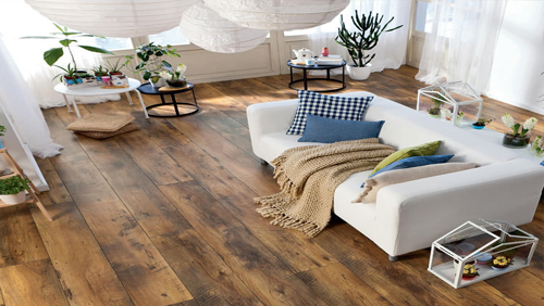 Lots Fin De Série Parquet - HARO526712 - Haro sol stratifié tritty 100 gran via 4v vieux chêne* tramé mat top connect - lot de 21,44m² - uniquement visible sur pantin