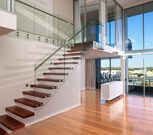 Contrecollés flottants Merisier - Merisier flottant verni lisse rustique 3 frises 190x14,5x1825mm