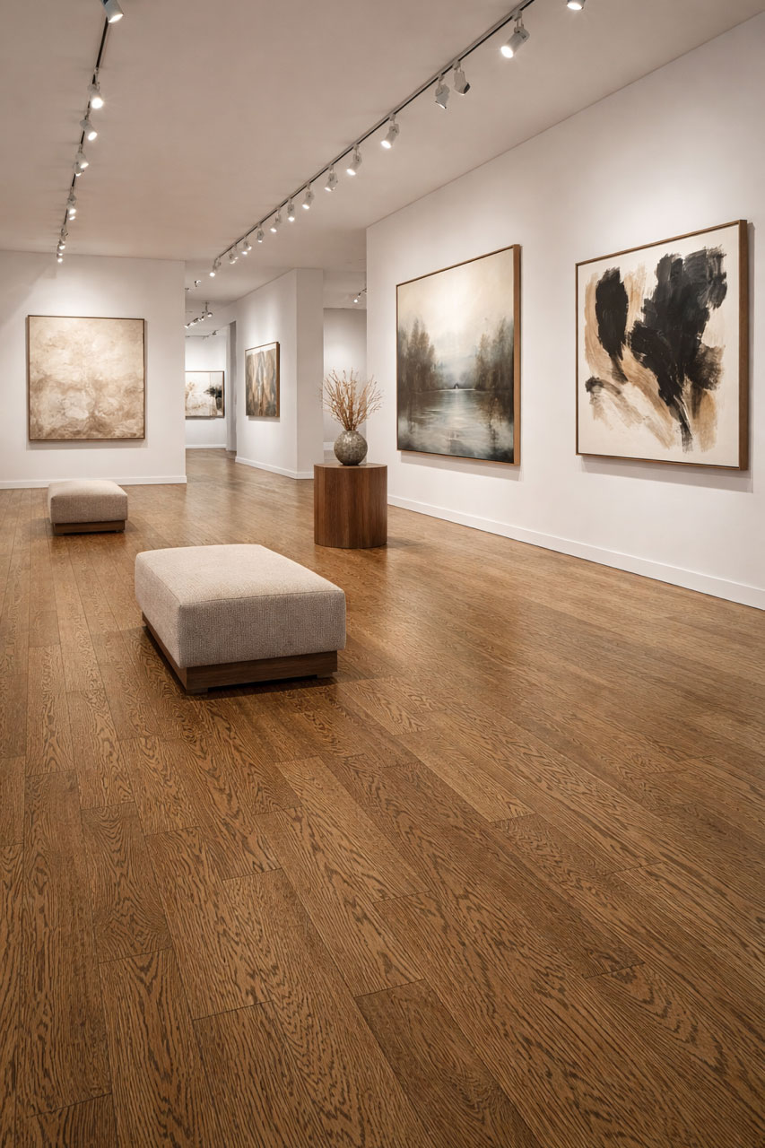 Parquet bambou massif - Bambou massif verni chene golden sans noeud 180x15x2000mm