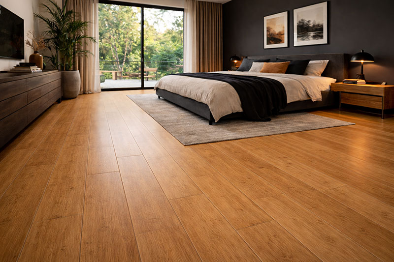 Parquet bambou massif - Bambou massif verni horizontal mat macchiatto&nbsp;grande 180x15x2000mm