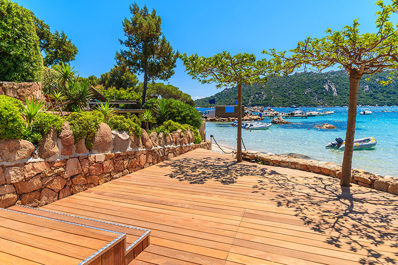 lame de terrasse teck prestige 1 face lisse a clipser 120x19x l1000 a l1500mm