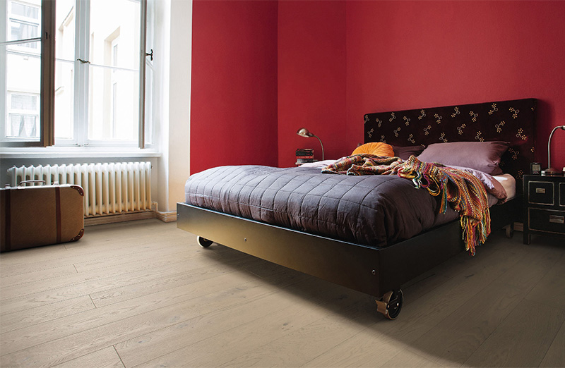 Parquet flottant bois exotique huilé - Chene contrecolle puro gris markant -5g serie 4000- brosse 4v- certifié pefc 70% - fin de serie de 41.21m² - uniquement visible sur pantin