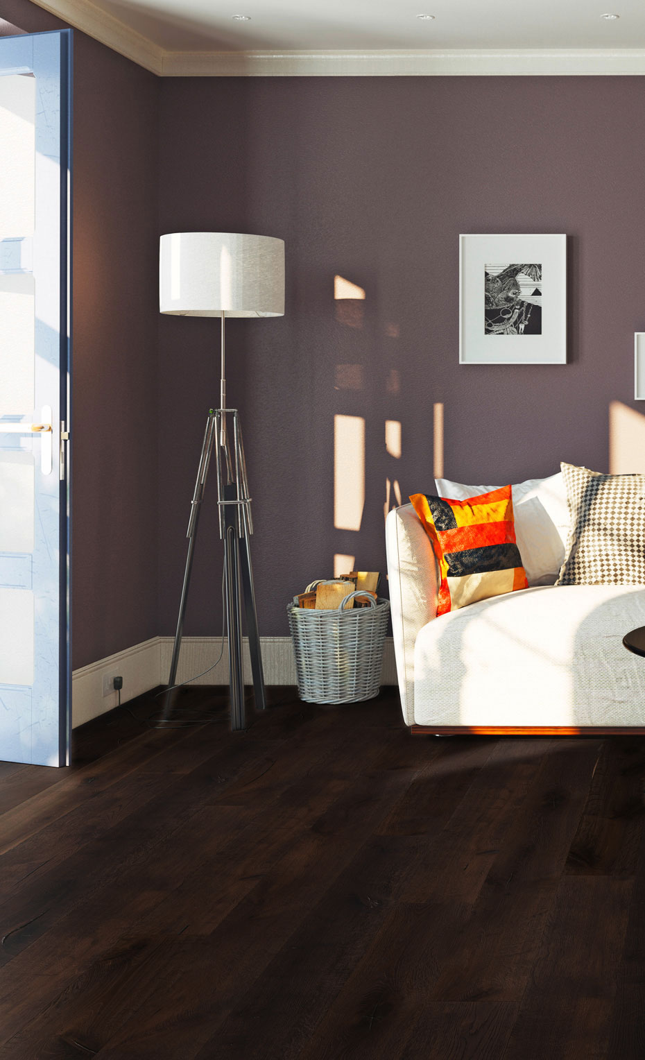 Parquet flottant chêne huilé - Chene contrecolle godello rustique brosse huile uv noir coupe de scie go-4 clipsable 220x15/4x950-1900mm
obligatoire : application d'huile-cire d?s la 1?re utilisation