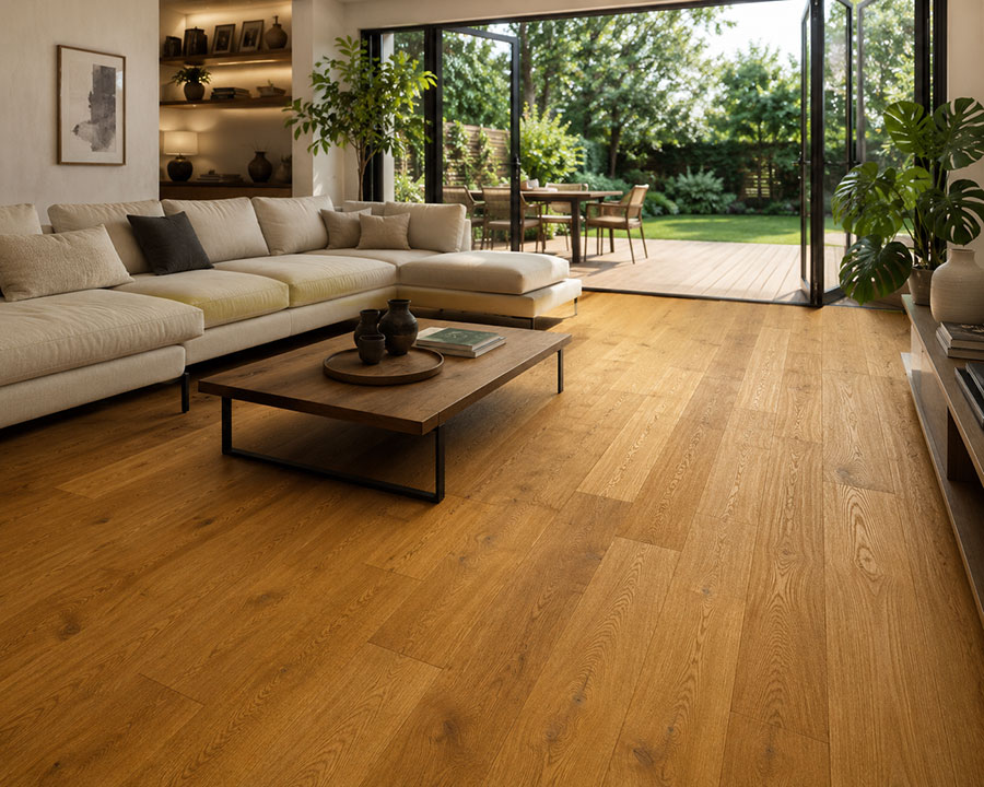 Parquet flottant chêne huilé - Chene contrecolle new etna rustique huile uv fume brosse a la main aspect 3d clipsable go-4 190x15/4x 950-1900mm
obligatoire : application d'huile-cire d&egrave;s la 1&egrave;re utilisation