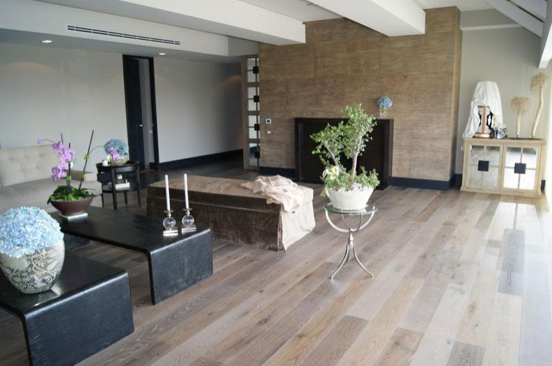 Parquet Flottant Chêne Huilé - CHENF2691 - Chene contrecolle napa rustique huile uv brosse aspect ceruse blanc clipsable go-4 220x15/4x1100-2200mm<br />