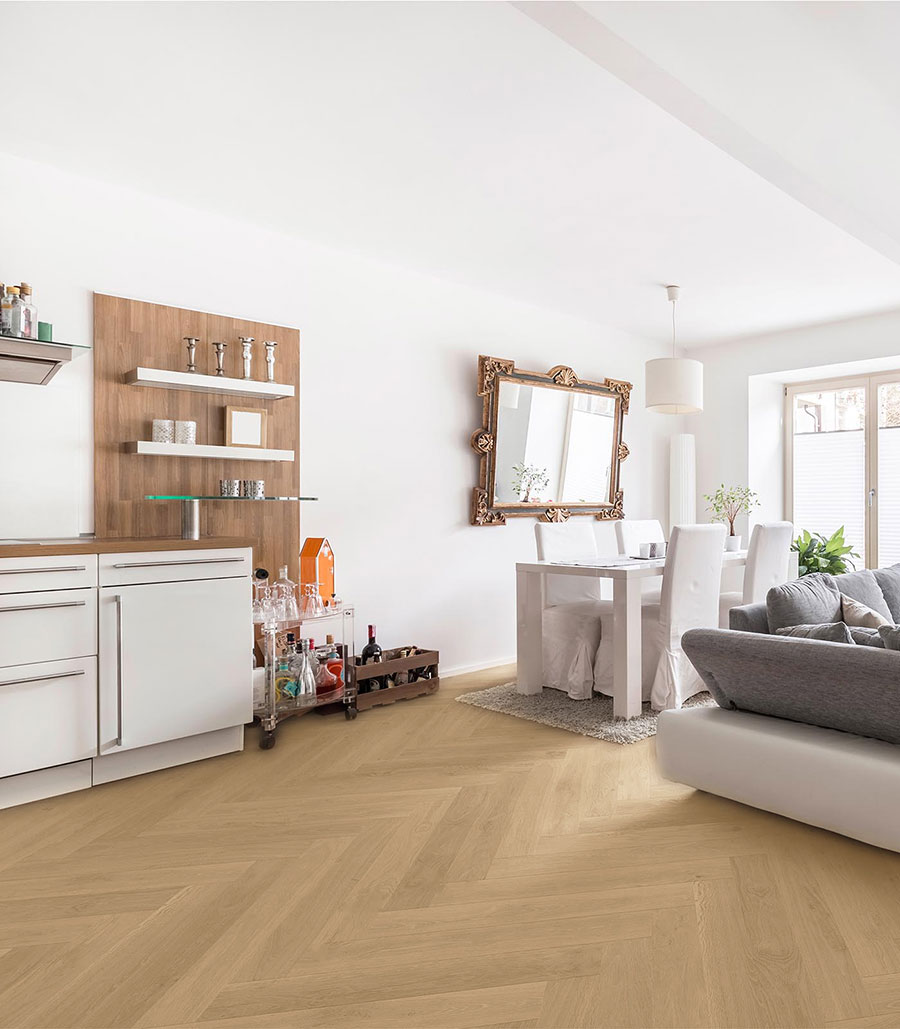 Parquet flottant chêne verni - Baton rompu chene contrecolle verni incolore mat pr go4 130x11mm x 3mm x700mm