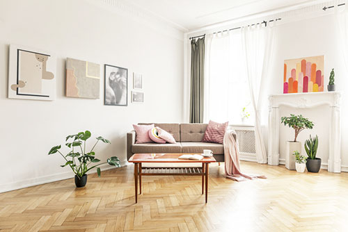 Parquet Flottant Chêne Verni - BTRPF36003 - Baton rompu chene contrecolle verni mat pr go4 90x16mm x 4.5mm x400mm<br />
 