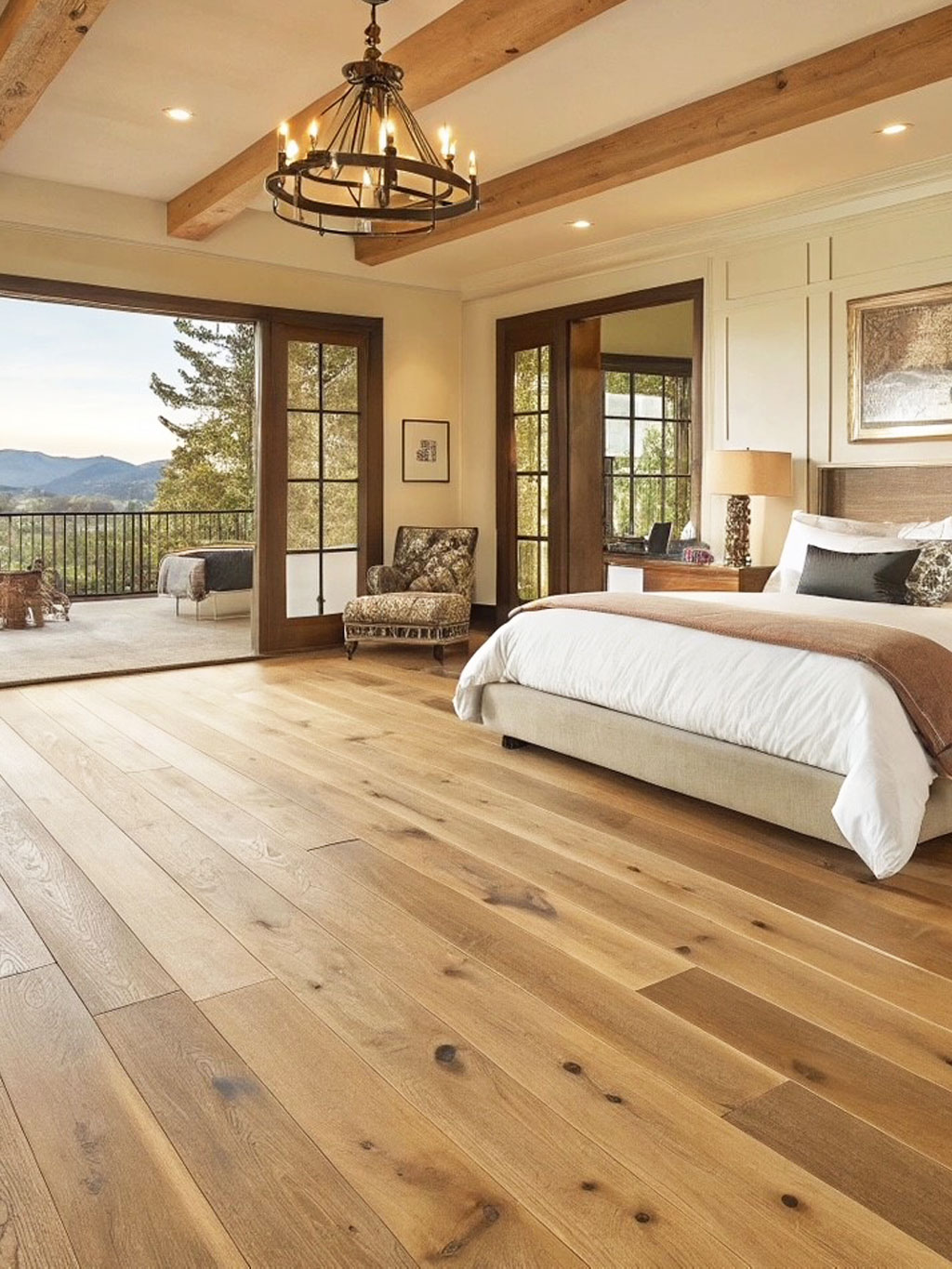 chêne contrecolle verni brosse rustique apollon naturel 120x12x455-910mm go-4 - 2.5mm de couche d'usure