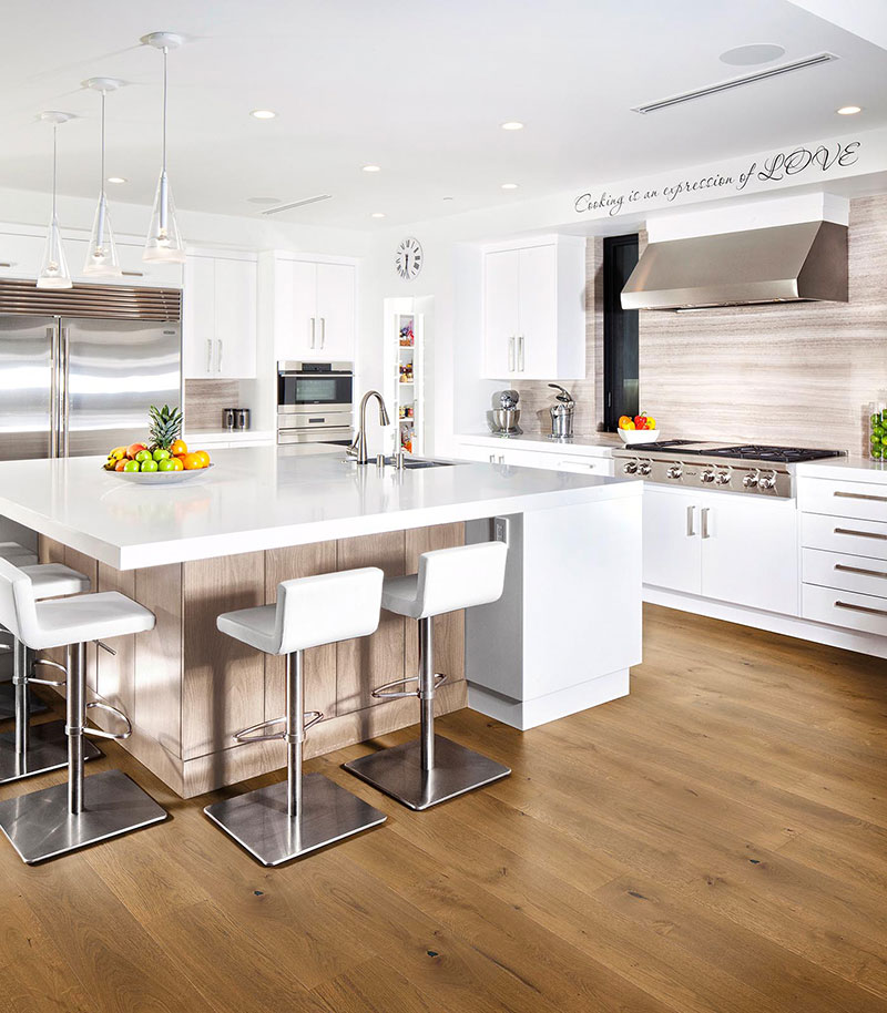 chêne massif huile rustique brosse noisette 120x15mm - certifié fsc 100 %