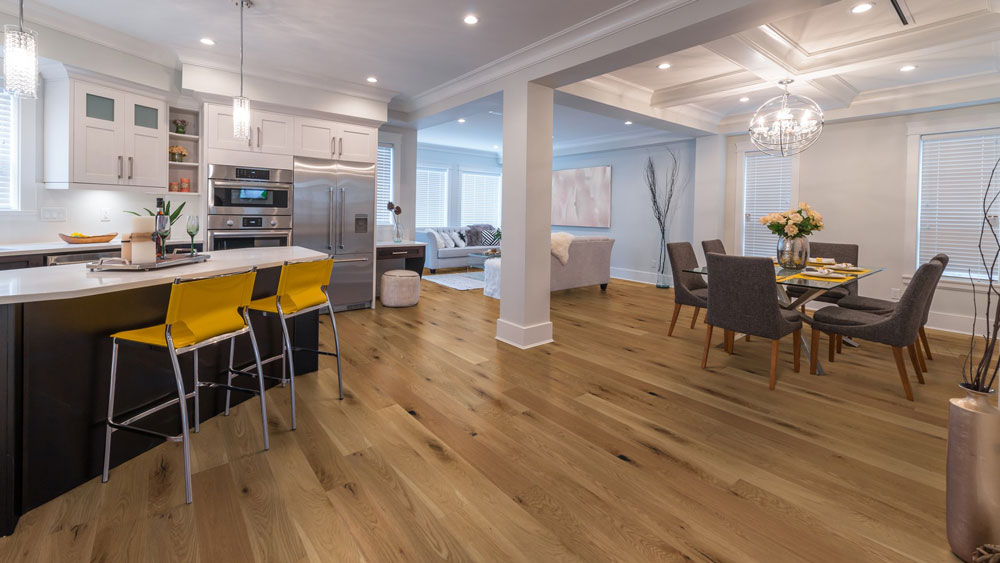 chêne massif campagne piqué huile brosse nougat au miel mat go4 180x20x400mm a 2200mm certifié fsc 100 %