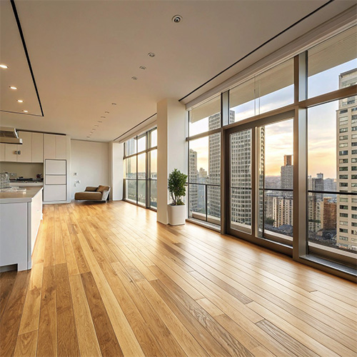 chêne massif verni brosse go4 pr bis naturel eclat du midi 90x15mm -certifié fsc 100%