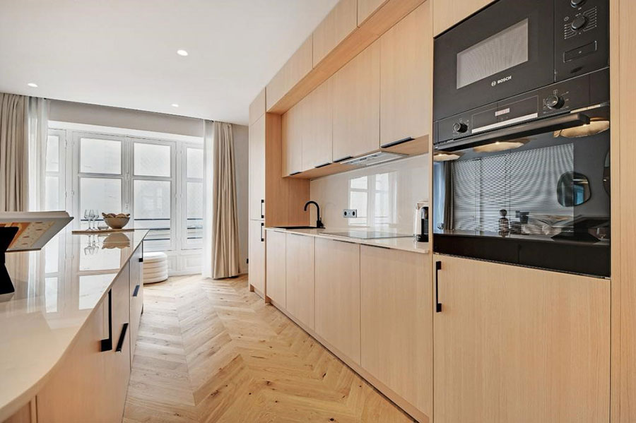 point de hongrie 45° chêne massif campagne verni mat 90x14x l600mm go 4 - certifié pefc 100%