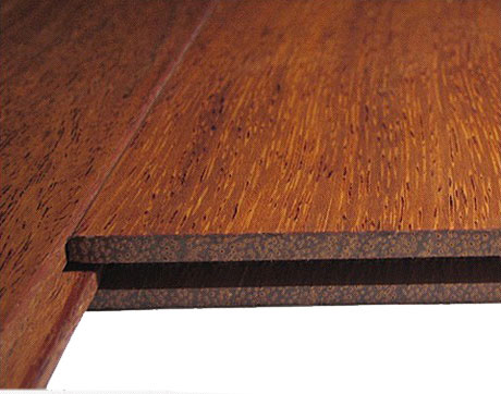 Parquet massif exotique verni - Merbau massif brut a vernir ou a huiler 120x15mm -  450-1200mm go-4