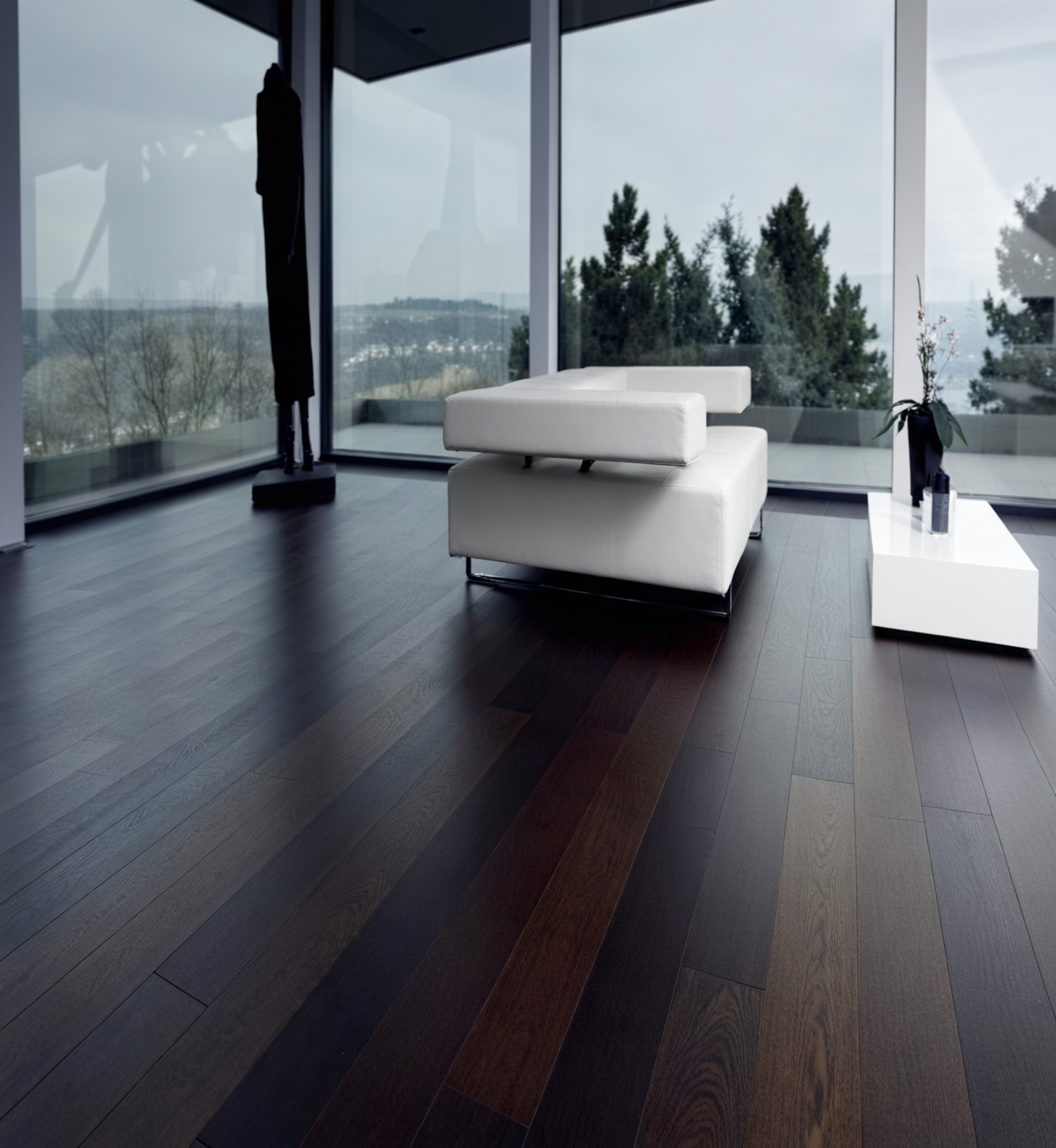 Parquet massif exotique verni - Wenge massif verni prestige qualite premium 120x15mm (400-1200mm)