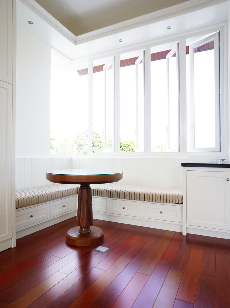 Parquet Massif Exotique Verni - MAHOG39001 - Mahogany santos arantes massif verni bona go4 95x15x300-1200 mm