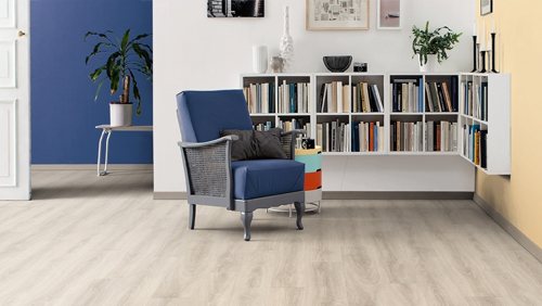 Parquet Stratifié Décoart Hanovre Planches Larges - HARO538654 - Haro sol stratifié tritty 90 planche large à l'ancienne 4v chêne dolomiti* tramé mat top connect