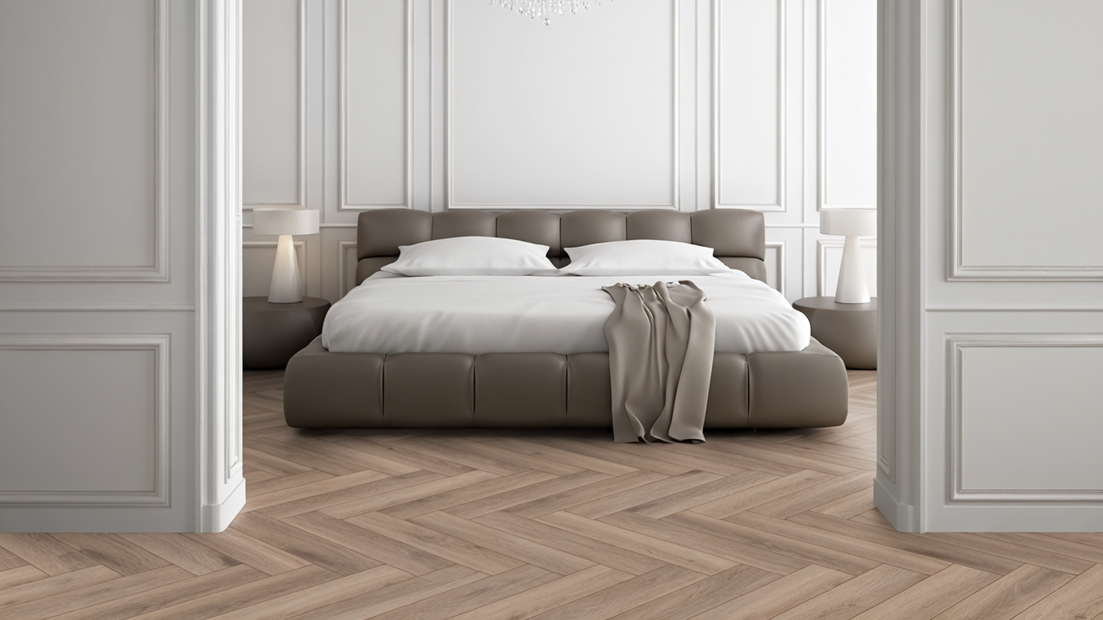 Parquet Stratifié Décoart Paris Bâton-rompu - DAHRB3766 - Parquet sol stratifie decoart baton rompu chene metz - gamme paris – 665mm x 133mm x 8mm - certifié fsc mix credit