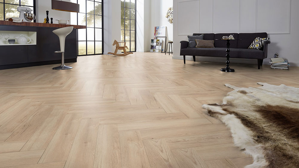 Parquet Stratifié Décoart Paris Bâton-rompu - DAHRB3678 - Parquet sol stratifie decoart baton rompu chene toulouse - gamme paris - 665mm x 133mm x 8mm - certifié fsc mix credit
