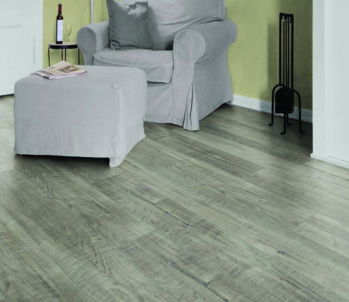 Parquet Stratifié Décoart Séville - DAEXQ4786 - Parquet sol stratifie decoart - chene gala gris - gamme seville - 1380mmx193mmx8mm - certifié fsc mix credit