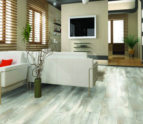 Parquet Stratifié Décoart Séville - DAEXQ4754 - Parquet sol stratifie decoart - chene hella - gamme seville - 1380mmx193mmx8mm - certifié fsc mix credit
