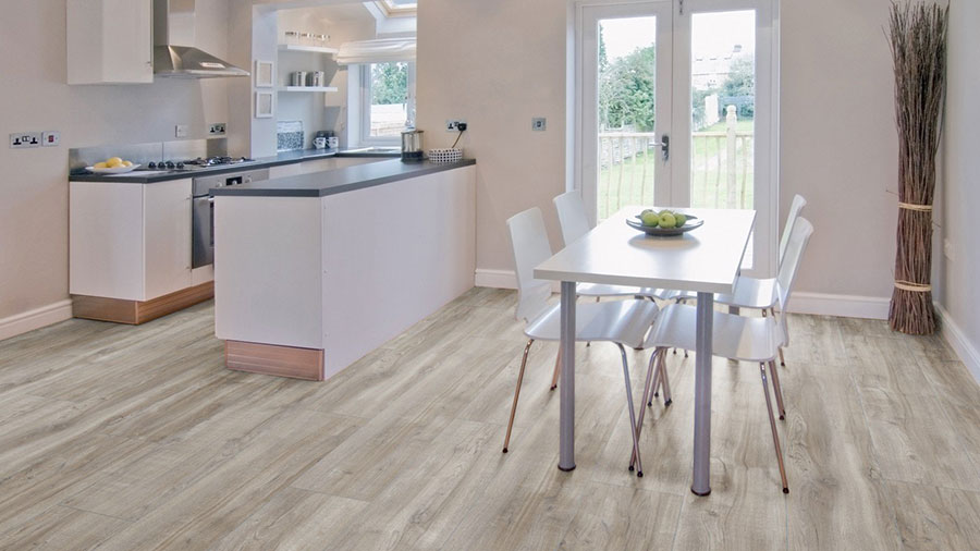 Parquet Stratifié Décoart Séville - DAEXQP3662 - Parquet sol stratifie decoart - chene montmelo argent – gamme seville plus - 1380mmx244mmx8mm - certifié fsc mix credit