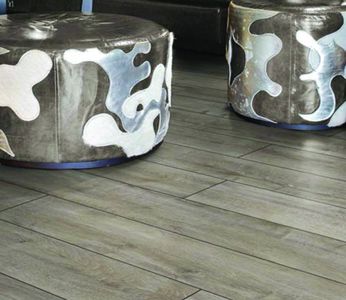 Parquet Stratifié Décoart Séville - DAEXQ4985 - Parquet sol stratifie decoart - chene oriental gris - gamme seville - 1380mmx193mmx8mm - certifié fsc mix credit