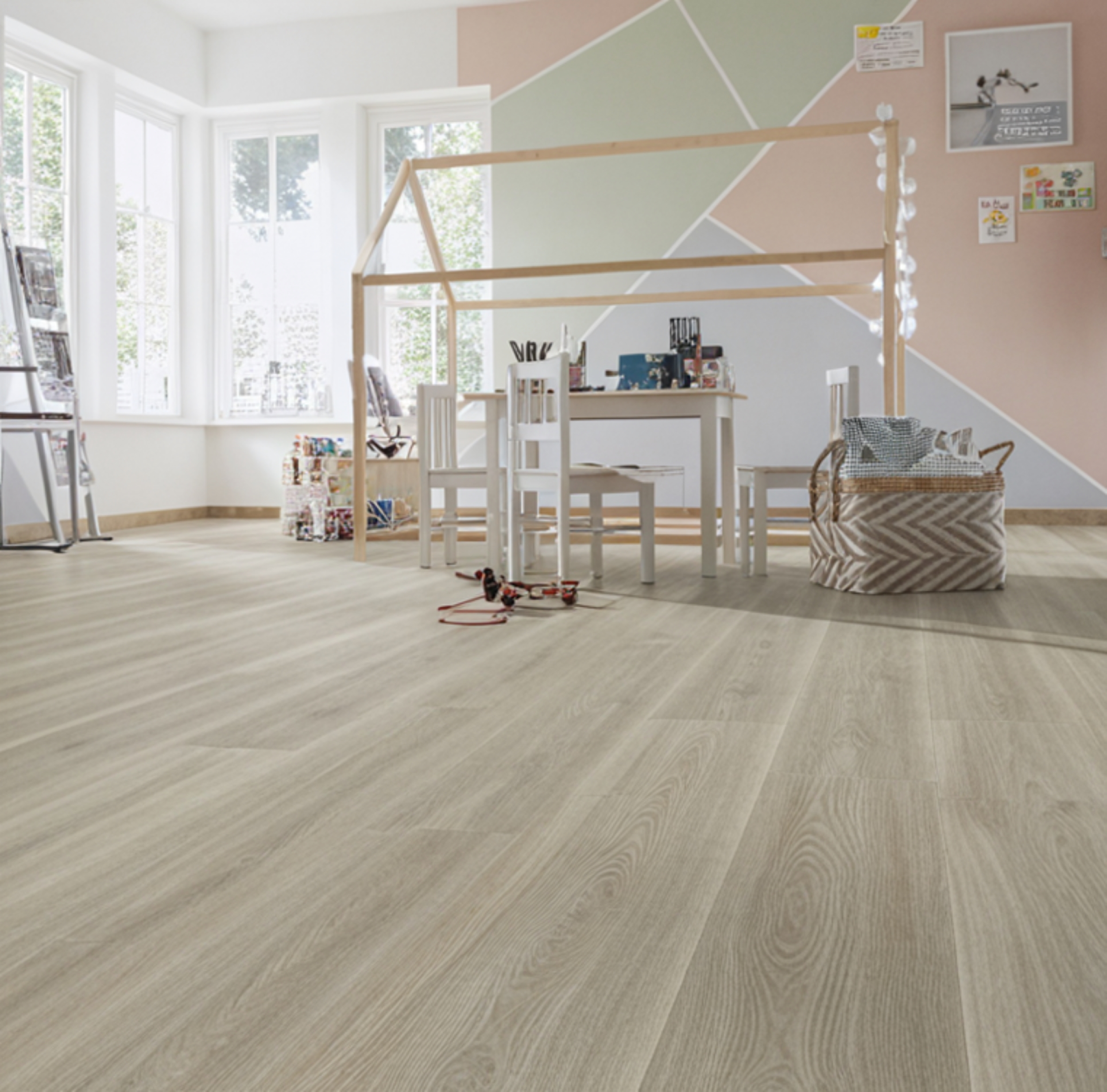 Parquet Stratifié Décoart Séville - DAEXQ4688 - Parquet sol stratifie decoart - chêne sierra titan – gamme seville - 1380mmx193mmx8mm - certifié fsc mix credit