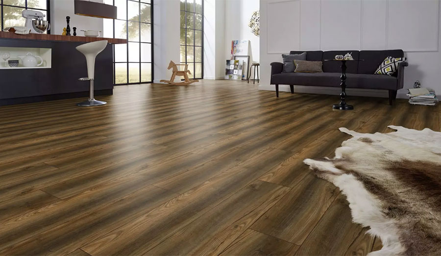 Parquet Stratifié Décoart Séville - DAEXQ4609 - Parquet sol stratifie decoart – chene port - gamme seville - 1380mmx193mmx8mm - certifié fsc mix credit