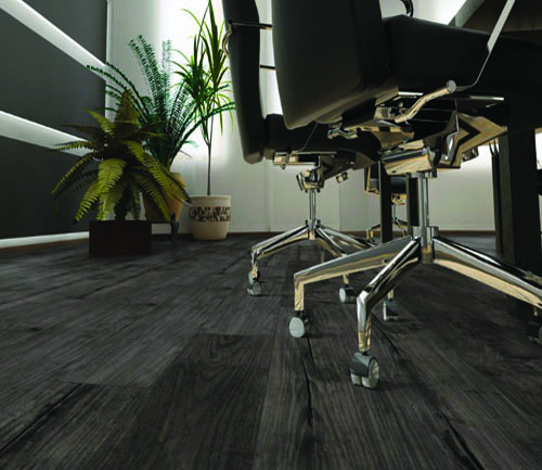 Parquet Stratifié Décoart Séville - DAEXQ4171 - Parquet sol stratifie decoart – teck graphit nostalgie - gamme seville - 1380mmx193mmx8mm - certifié fsc mix credit