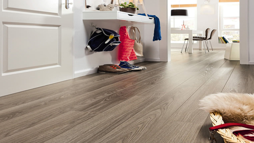 Parquet stratifié décor bois - Chêne gris antique planche large tt100 - fin de serie lot de 79,20m² - uniquement visible sur pantin