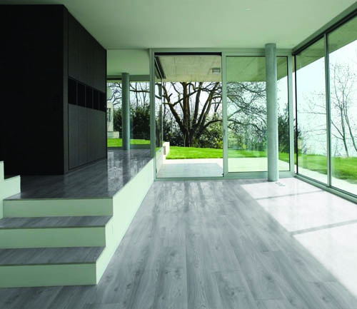 ch�ne stratifie decoart macro gris clair - gamme amsterdam - 1845mmx244mmx10mm - certifié fsc mix credit