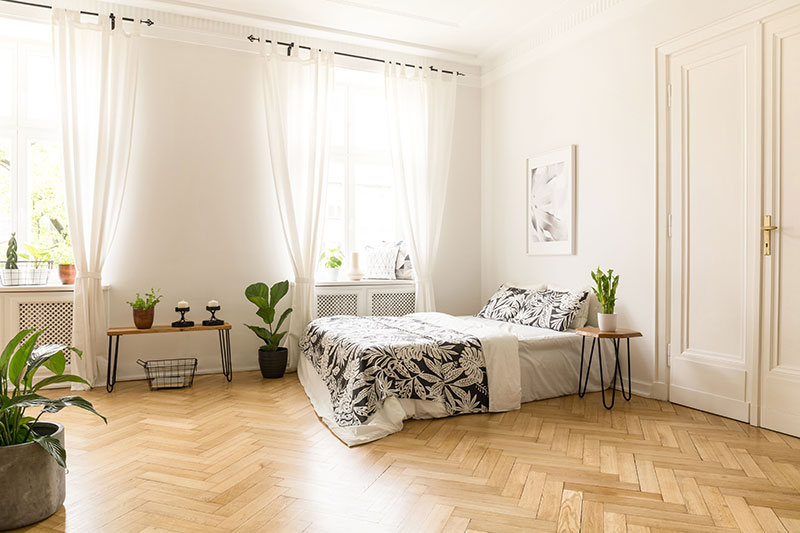 Parquet massif chêne verni - Baton rompu chêne massif verni mat nature go 4  90x14x500mm - certifié pefc 100%