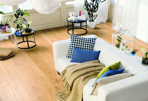 Parquet massif chêne huilé - Chêne massif huilé natura pr bis go 4 130x14mm
