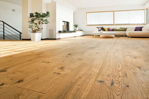 Parquet pleine lame chêne huilé - Chêne pleine lame huilé brossé rustique miel go4 120x20,4x500-2200mm certifié fsc 100 %
