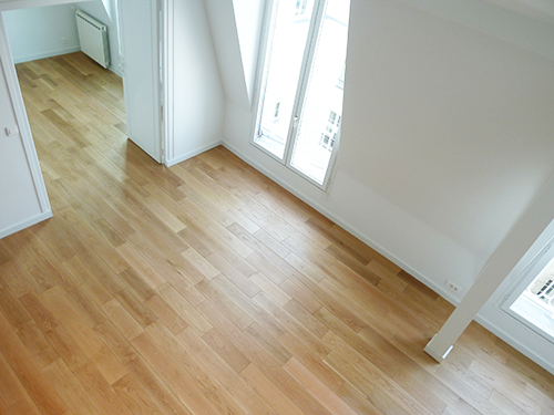 Parquet pleine lame chêne verni - Parquet chêne pleine lame verni brossé pr 90x21mm certifié fsc 100 %