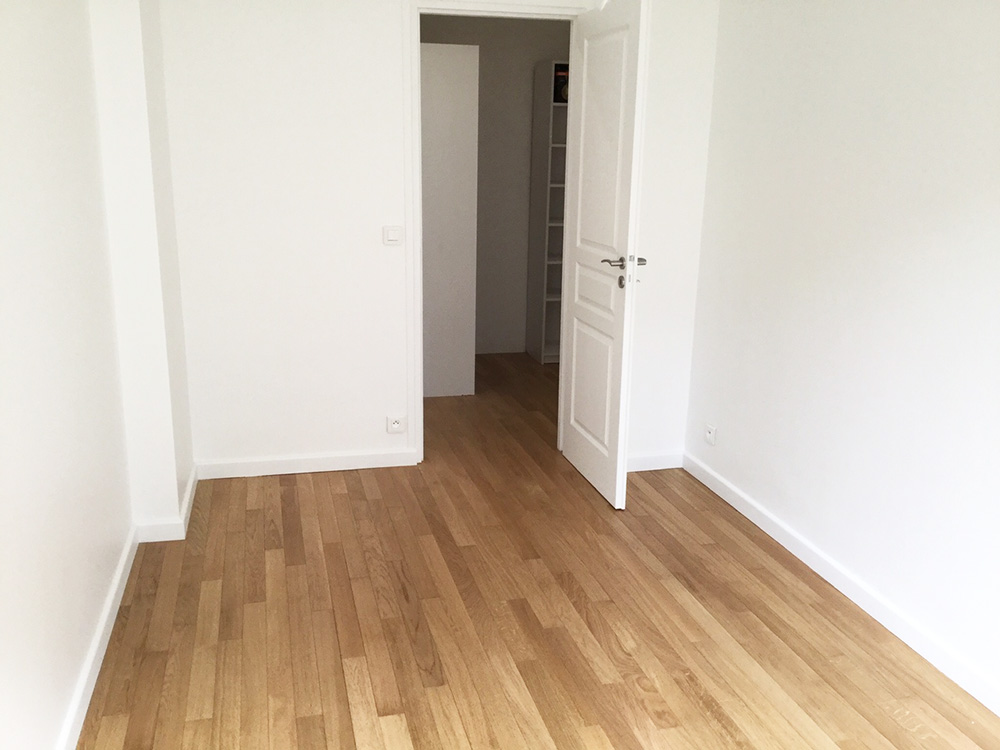 Parquet massif chêne verni - Chêne massif verni brossé naturel rustique 70x14x450mm -  certifié fsc 100 %