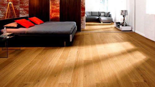 Parquet massif chêne verni - Chêne massif verni brossé naturel prbis  go4 80x14x600mm- certifié fsc 100%  - certifié fsc 100 %