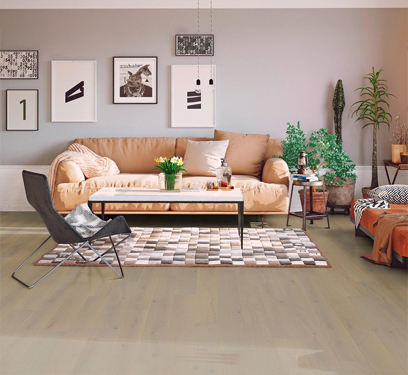Parquet contrecollé chêne verni - Chêne contrecollé croco monolame rustique brossé verni 145x14.5x l1220mm - lot de 49.82m²
disponible uniquement a pantin