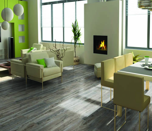 Parquet massif - CHENE STRATIFIE DECOART HIGHLAND TITANE - GAMME AMSTERDAM - 1845mmX244mmX10mm - Certifié FSC Mix Credit - premibel-parquet.com