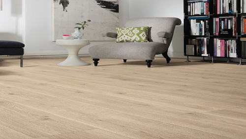 Parquet massif - HARO Sol Stratifié TRITTY 100 Gran Via 4V Chêne Contura couleur muraille* authentic Top Connect - premibel-parquet.com