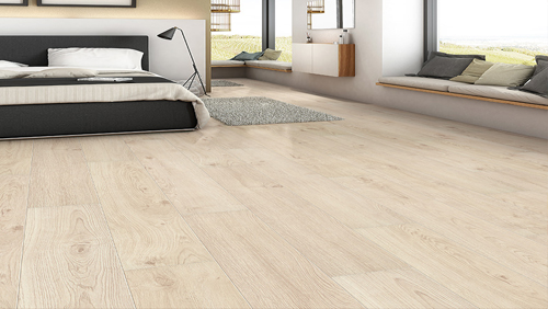 Parquet sol en liège - LIEGE CHENE PORTLAND BLANC DESIGN ARTEO XL 4V BROSSE