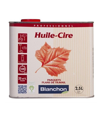 Accessoire et finition - Huile cire blanchon chêne dore 2.5 litres