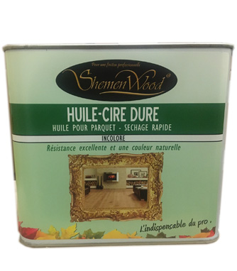 Accessoire et finition - Huilé cire dure incolore shemenwood 2.5 litres<br />
la référence des professionnels du parquet