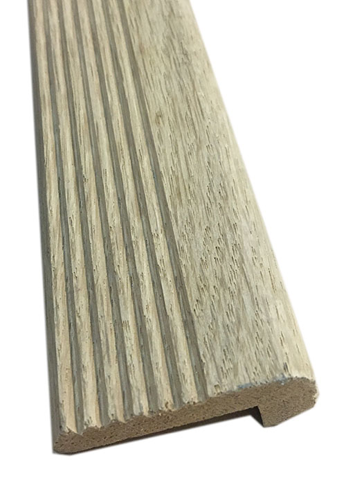 Parquet massif - NEZ DE MARCHE CHENE MASSIF BRUT rainuré à coller 1m 40*20 (003286) - premibel-parquet.com