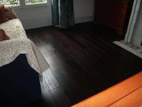 Parquet pleine lame exotique verni - Wenge pleine lame verni 100x10mm