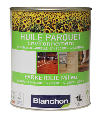 Accessoire Et Finition - HUIL0031 - Huile environnement blanchon incolore aspect bois naturel 1 litre