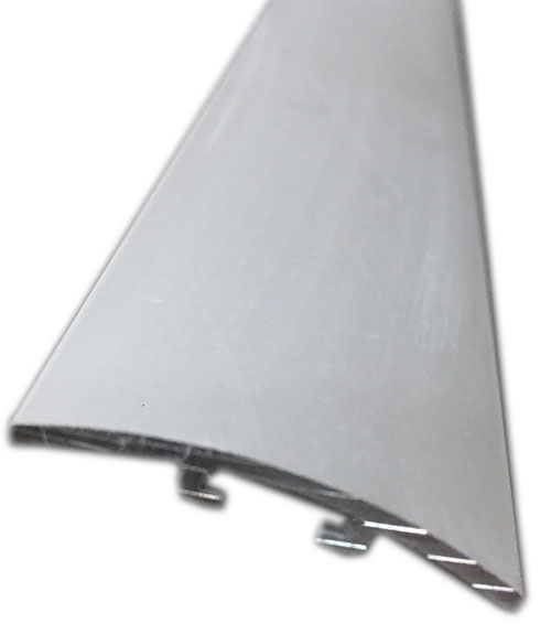 Barres De Seuil Alu Recouvert - BARR018 - Barre de seuil silver mat jonction 3cm 2.70ml (69006)