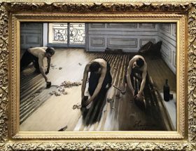 Les raboteurs de parquet de Gustave Caillebotte (1848 - 1894)